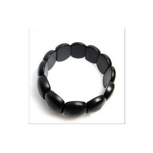 Free shipping Guaranteed100% Natural Energy Stone/ Magic Health Bracelet /Black 10pcs / lot