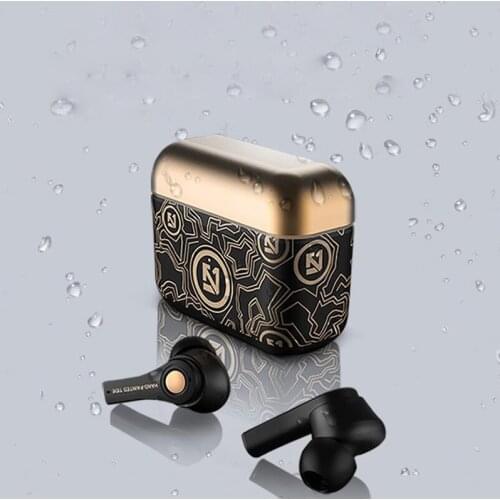 TS-100 Wireless Earphones TWS Bluetooth 5.0 Mini Earbuds Stereo Bass Noise Cancelling Sports Waterproof Earbud In Ear