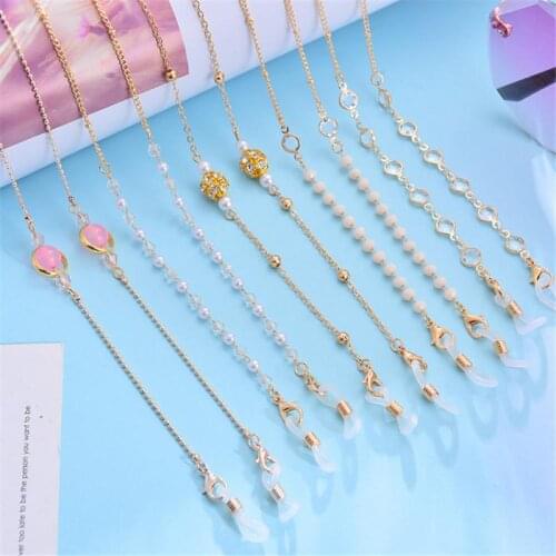 Glasses Chains Hanging Rope Necklace Face Mask Lanyard Glasses Holder Chain Extension Non-slip Lanyard With Hooks Unisex