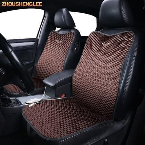 ZHOUSHENGLEE 12V Heated car seat cover for Mazda all models CX-7 CX-5 cx4 CX-3 mazda 6 3 626 323 M2 Winter Pad Cushions car seat