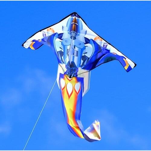 Creativity Flame Fighter Pattern Kite Childrens Cartoon Kite Adult Large Kite Spring And Summer Travel Picnic Must-have Kite