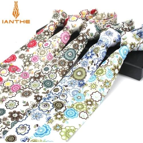Floral Ties For Men Skinny Mens Ties Gravatas Slim Corbatas Vestidos Wedding Groom Fashion Narrow Neck Tie Cravat Necktie Bowtie