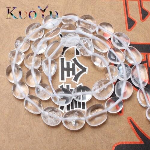 Irregular Natural Clear Quartzs Crystal Loose Beads For Jewelry Making 15inches 8-10mm Natural Shaped Bracelet Necklace Jewelry