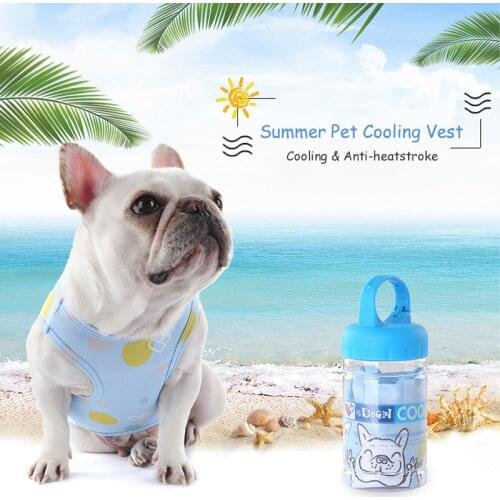 Dog Cooling Vest Clothes Ropa Perro Para Cat Pet Harness Costume Puppy For Small Dogs Pug Summer Anti-heatstroke Thin Cool Vests