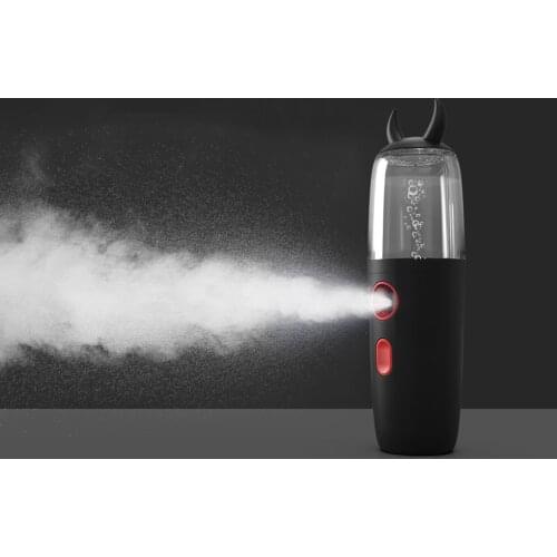 Portable USB Face Humidifier Vibration Atomization Facial Steamer 30ml Spray Water Mist Diffuser Mini Handheld Face Humidifier