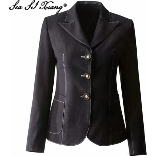 Seasixiang Women's Autumn Jackets