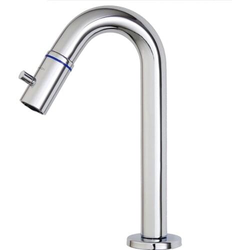 Kitchen Faucet Single Head Single Hole Bathroom Basin Sink Tap Stream Cold Water Mixer Tap