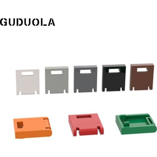 Guduola Special Brick Container Box 2x2x2 Door with Slot (4346/30059) MOC Building Block Educational DIY Toys Part 40pcs/LOT