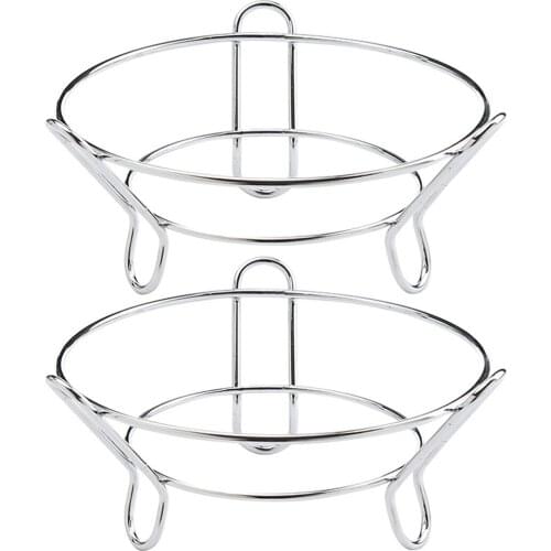 Stainless Steel Tray Rack Detachable Table Mat Kitchen Pot Heat Insulated Cooling Dish Potholders Gadget Holder