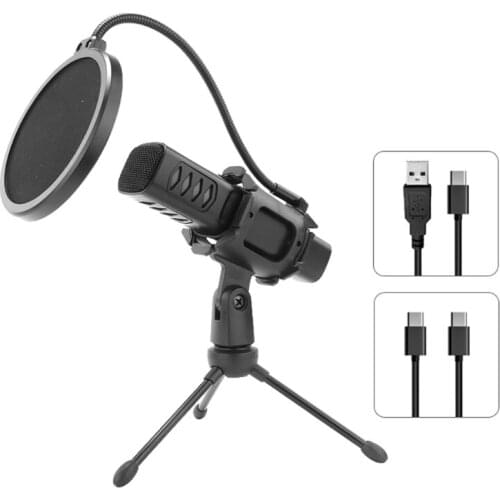Home Party Microphone Perfect for Vlogging Equipments Widely Use Game Props Vocal Recording Applications Condenser Mic