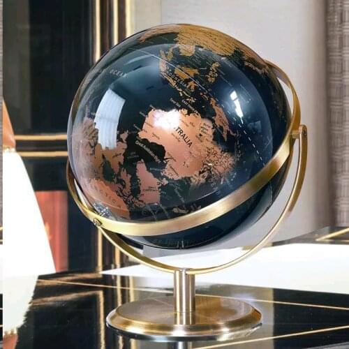 Metal Globe Decoration World Globe Geography Teaching Supplies Home Table Decoration Office Home Decoration Accessories