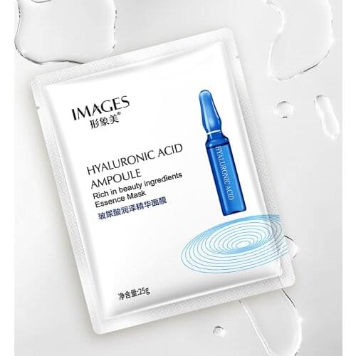 5PCS Niacinamide Beauty Skin / Hyaluronic Acid Moisturizing Essence Mask Whitening Face Mask Brightening Oil Control Face Care