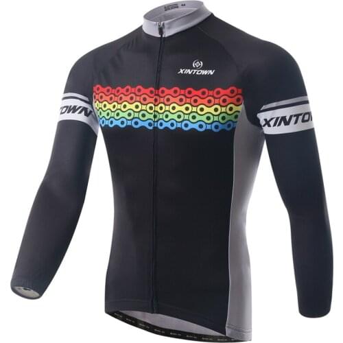 Outdoor Cycling bike jersey chain Sportswear Top Bicycle long sleeve cycling jerseys Long cloth Bicycle maillot cyclists