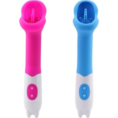 Clitoris Stimulation Vibrator Nipple Sucker Oral Licks Tongue Sex Toys for Women G-Spot 12 Speed Adult Products Sex Shop ST71