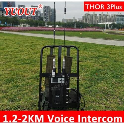 YUOUT THOR 3 Plus 1km to 2km HDMI SDI Wireless Video Transmission Call intercom COFDM Wireless Transmission