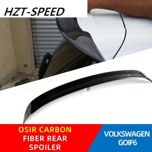 2010-2013 GOLF 6 Ordinary OS Style Carbon Fiber Material Rear Spoiler for VOLKSWAGEN