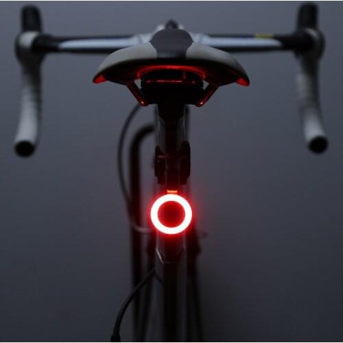 Zacro led bicycle tail lamp, mountain bike tail lamp, with a variety of lighting modes and USB charging seat