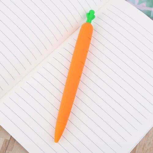 0.5mm Kawaii Carrot Mechanical Pencil Automatic Pen School Supplies Stationery