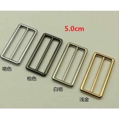 10 pcs/lot) luggage handbag hardware accessories metal inner diameter 5cm belt buckle