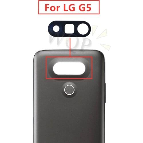 2pcs for LG G5 H850 H840 H860 Camera Glass Lens Back Rear Camera Glass Lens Replacement Repair Spare Parts with Glue