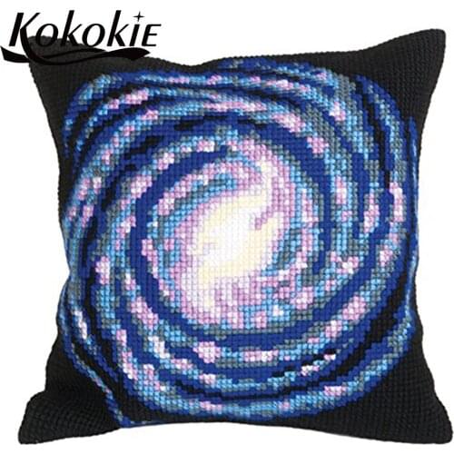 3d embroidered mats fabric throw pillow knitting needles kit for cross stitch pillow kits DIY material for handicraft needlework