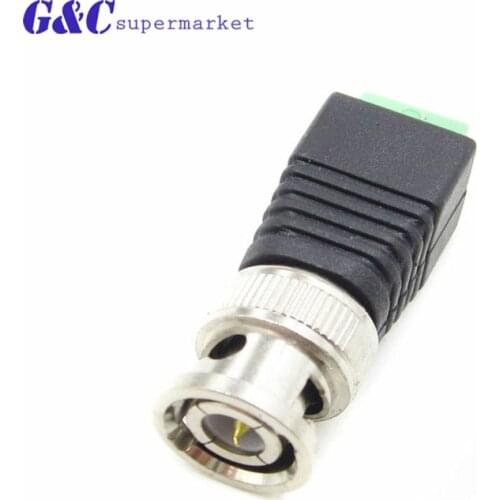 5PCS Mini Coax CAT5 To Camera CCTV BNC UTP Video Balun Connector Adapter BNC Plug For CCTV System diy electronics
