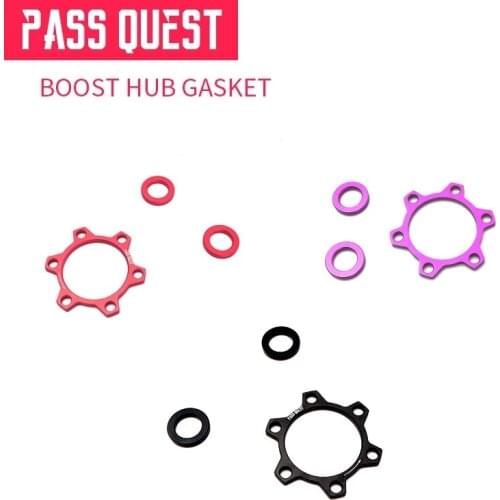PQ Bicycle Boost Hub Adapter Change 12x142 to 148 15x100 to 110 110 148 Bike Hub Spacer Washer 6 Bolt standard Thru Axle 15mm