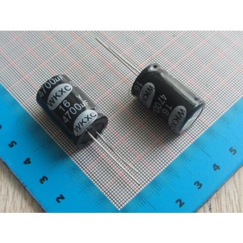 Free Shipping 50pcs/lot high Quality DIP Aluminum Electrolytic Capacitor 16V 4700uf 16*25MM/13*21MM electrolytic capacitor