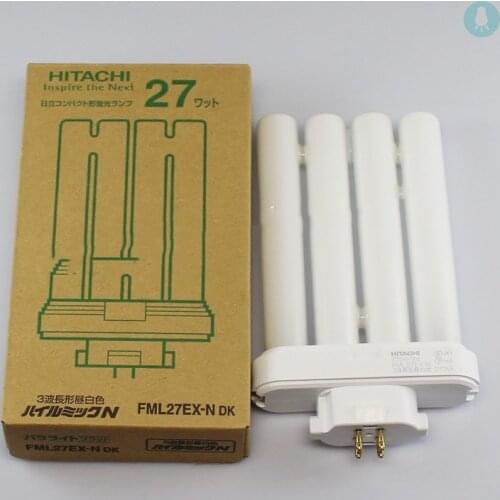 For HITACHI FML27EX-N DK 27W CFL compact fluorescent lamp,FML 27EX-N 5000K neutral white color bulb,4 pin parallel tube,FML27EXN
