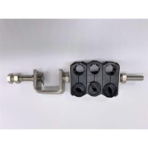 Feeder card ,Antenna feeder accessories ,1card 6combined ,plastic clip + rubber bush ,stainless steel