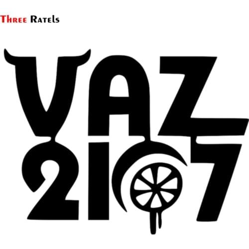 Three Ratels TZ-1026 15*19.7cm 1-4 Pieces Vaz 2107 Car Sticker Funny Stickers Auto Decals