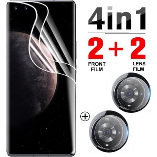 4in1 Hydrogel Film For Honor Magic3 Pro+ Screen Protector films For Huawei Honor Magic3 Pro Plus 3Pro Protective film not glass