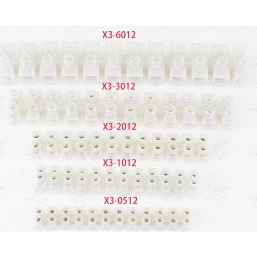 X3-1012 12 Position Barrier Terminal Strip Block X3-0312 X3-0512 X3-0612 X3-1012 X3-2012 X3-3012 X3-6012 X3-8012