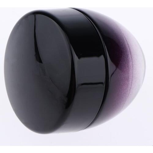 2x15g Violet Glass Refillable Cosmetic Jars Empty Face Cream Lip Balm Pot