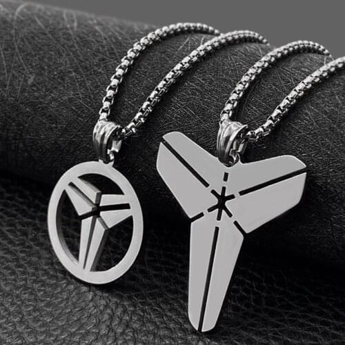 Necklace mens hip hop geometry big pendant stainless steel chain necklace fashion jewelry on the neck gifts for male accessorie