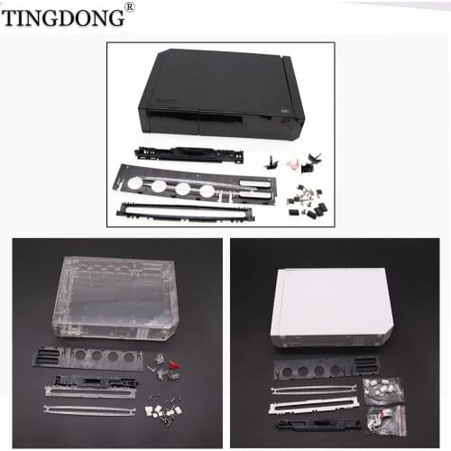 Full Case Cover Housing Shell With Button for Nintend Wii With Retail Packing Cover Housing Case Shell for Wii Console