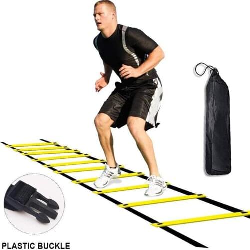 Outdoor Indoor Adjustable Agility Training Ladder For Fitness Agile Pace Boxing Soccer Football Training Ladder Speed Ladder