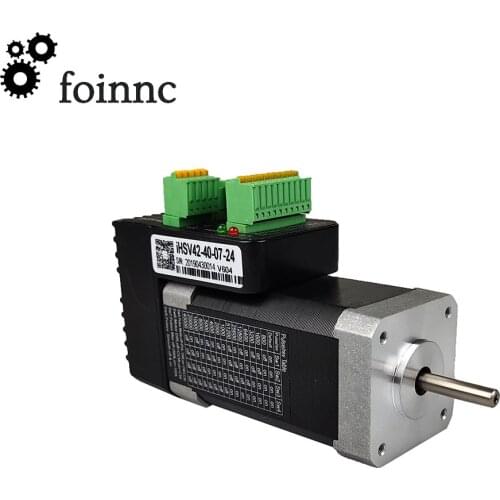 Servo motor NEMA17 / 42 JMC integrated servo IHSV42-40-07-24 motor driver + motor integrated 78W 0.185NM 24VDC