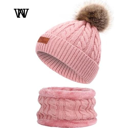 2019 Scorpion Ball Womens Hats Beanie Winter Hats for Women Knitted Beanie Hat with Pompon for Kids Girl Beany Female TTM-CZX12