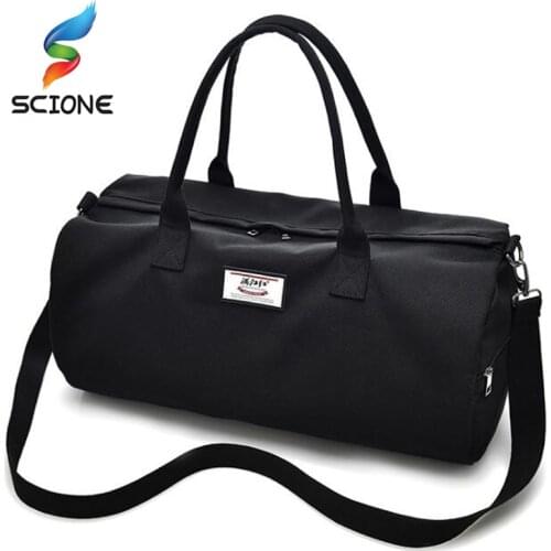 Hot Top Quality Nylon Sports Gym Bag Women Men Outdoor Waterproof Luggage Yoga Bag Travel Handbag Training Fitness Shoulder Bag