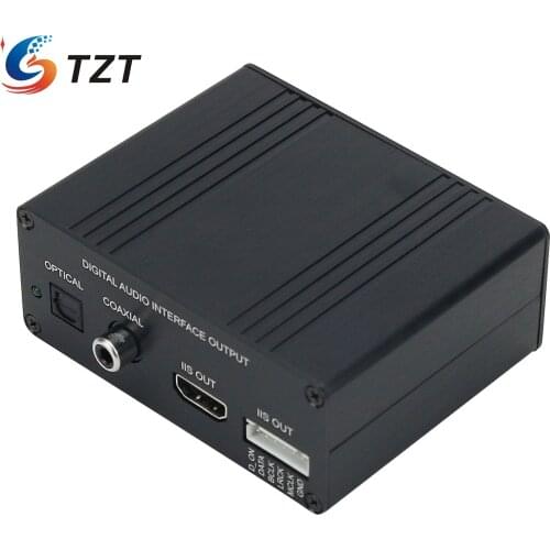 TZT HDMI Compatible/MHL Digital Interface Audio I2S/DSD/Optical/Coaxial HDM-Compatible I To I2S IIS Support Coaxial DOP Board