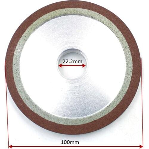 2 Pcs ID 22.2mm Abrasive Disc Degree Diamond Wheel PDX 100mm For Saw Blade Grinding burr Tungsten Carbide Rotary Tools
