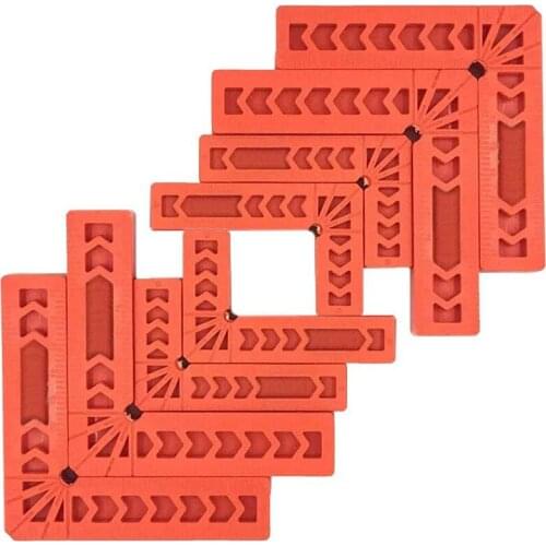 8Pcs Positioning Squares For Woodworking, 90 Degree Corner Right Angle Clamps Carpenter Corner Clamping Square Tool Retail