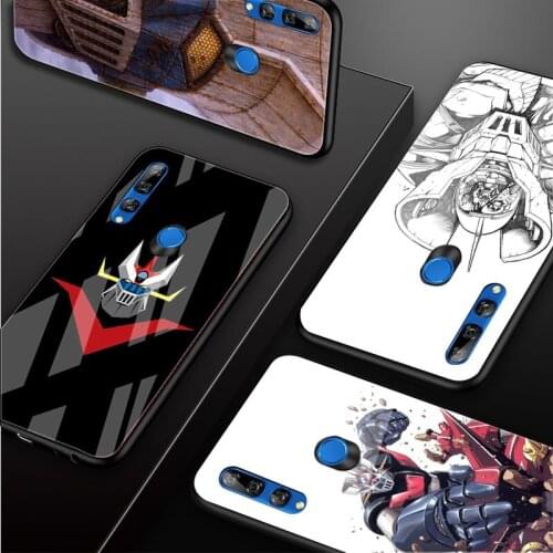 Mazinger Z Tempered Glass Phone Case For Huawei honor 8X 9 10i 20i 20Lite 20Pro 30 Pro Cover Shell