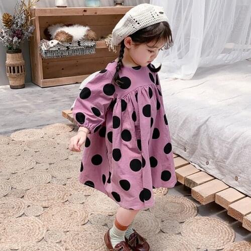 Kids Drsses for Girls Brown Leopard Print Elegant Chiffon Princess Party Dress Baby Girl Clothes Children Cuasual Dot Dress