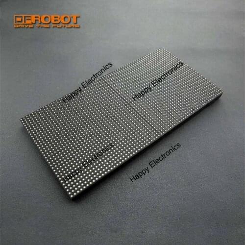 DFRobot 64x32 RGB LED Matrix Panel Display screen, 5V 4A 2048 full-color RGB LEDs 4mm pitch Supports Raspberry Pi Mega 2560
