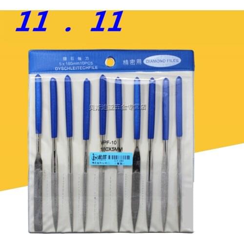 Jinxin diamond small file fitter suit metal alloy semicircle flat flat triangle sand mixed steel sharp knife