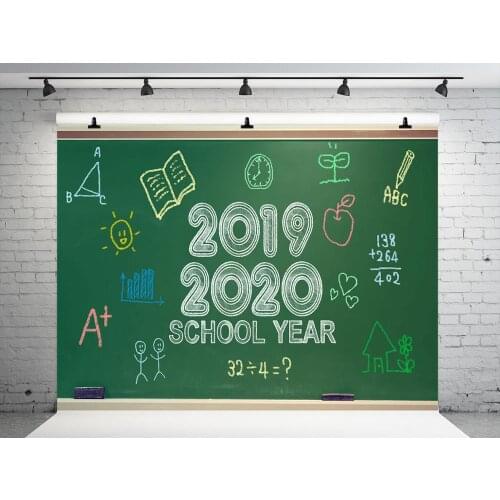 VinylBDS 7x5ft Back to School Photography Backdrop Photo Decoration Banner Background Photo Studio Props