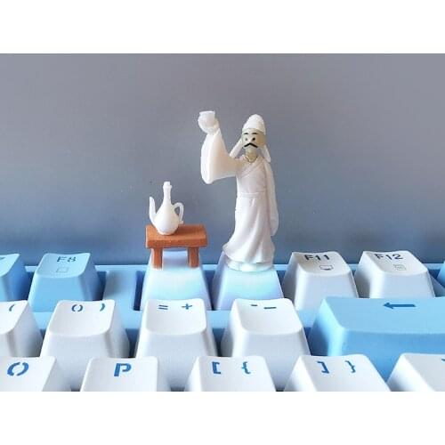 Keycap Personality Design Cartoon Axis Cross Shaft Pbt Keycap Gaming Keyboard Keycap Mold For Li Bai Sprite Coke