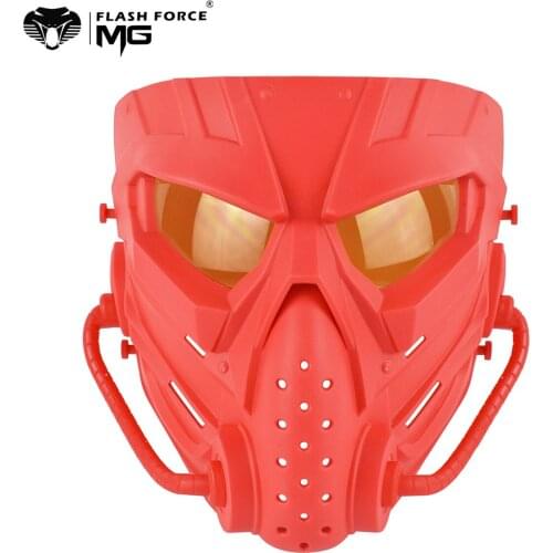 Airsoft Mask CO2 Gun Accessories Paintball Tactical Masks Breathable Anti-Fog PC Lens Protective Shooting Equipment